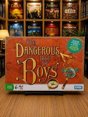 2008 The Dangerous Book for Boys Game Parker Brothers Family Adventure